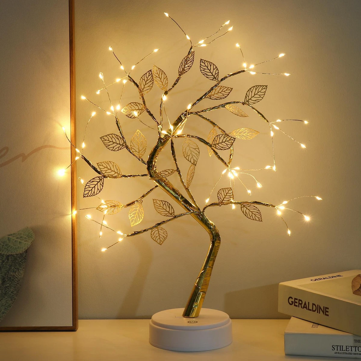 Fake tree with lights deals