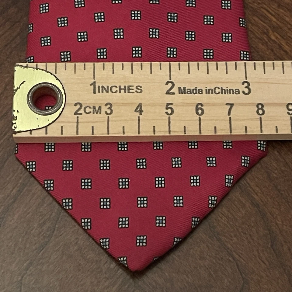 Corbata de cuello vintage Oakton Ltd 100 % seda importada para hombre hecha en EE. UU. Foto 4 de 4