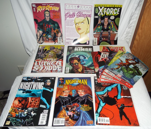 14 COMIC BOOKS UNCANNY AVENGERS,NIGHTWING, X-FORCE, RED ROBIN ETC... READ! - 第 1/16 張圖片