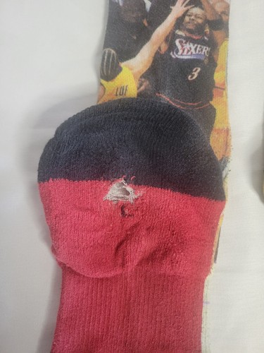 Stance Allen Iverson #3 NBA Philadelphia 76ers Socks - Picture 6 of 7