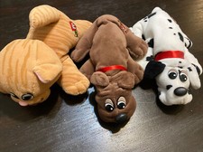 Lot Of 3 Tonka 1986 Pound Puppies Plush