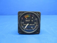 Beech 95 / D95A Travel Air Garwin Suction Gauge P/N 22-880-017 (0324-1712)