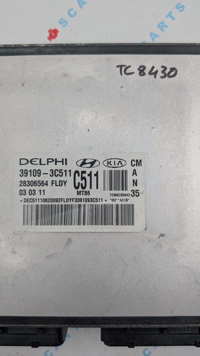 Used 2011 Hyundai Santa Fe Delphi 39109-3C511 ECU 28306564 - Picture 2 of 4