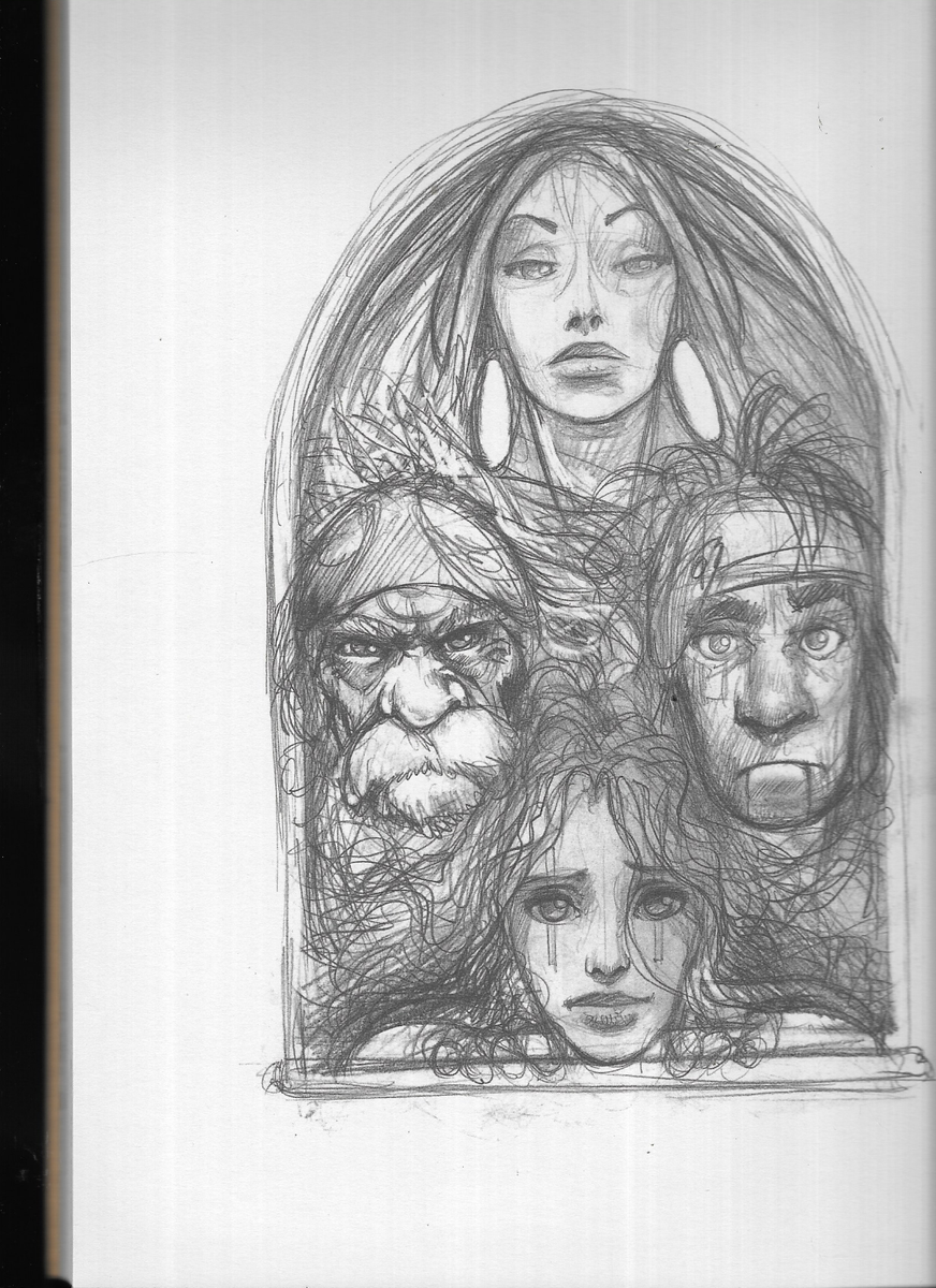 FREZZATO sketchbook　Massimo Frezzato Frezzato Sketchbook + Keepers Of The Maser 2 Dwarves 1997