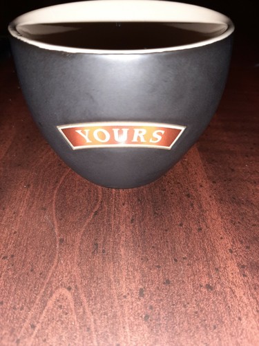 Baileys Irish Cream Yours Mug/Cup Black&Beige Superb only 1
