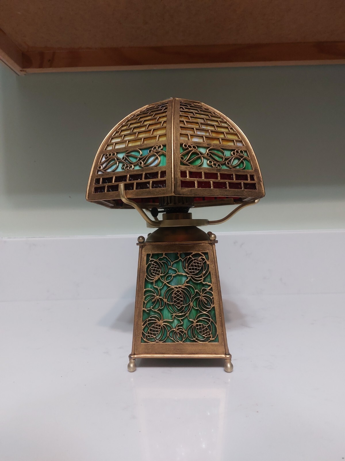 Antique Bradley Hubbard Arts And Crafts Oil Lamp eBay