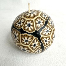 Vintage San Francisco Candle Co Stone Blue Gate Ball 3 1/2" Diameter