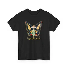  Retro Butterfly T-Shirt 1920s Inspired Tee Unisex Shirt Just A Dream Tee