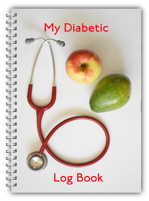 DIABETES BLUTZUCKER, KOHLENHYDRATE INSULIN MEDIKAMENTE LOGBUCH REKORD 52 WOCHE 02