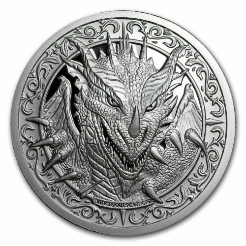 The Destiny Coin 2 - The Dragon - 2 oz .999 FINE Silver BU Round - IN STOCK!!