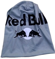 Red Bull Oversized Slouchy Gray Hat w/Black print. Reversible. BMX. Supercross