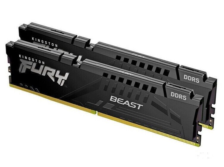 新品未使用 FURY Beast DDR5 32GBx2枚6000MHz Kingston FURY Beast 32GB 2x16GB DDR5 6000mhz CL40 RAM Memory