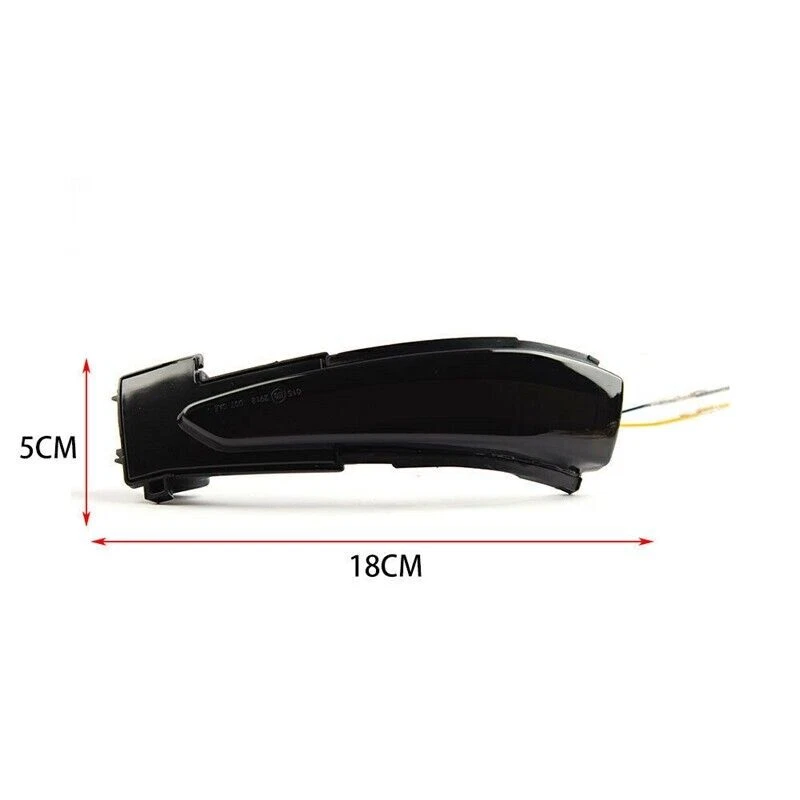 For Peugeot 508 Citroen DS5 C4 LED Dynamic Turn Signal Light Side Mirror lamp - Image 2 of 4