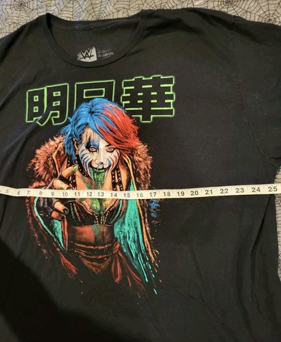Asuka Beware The Empress Wrestling Shirt Authentic WWE 2-SIDED 3XL XXXL SOLD OUT - Picture 5 of 7