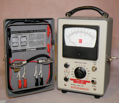 Keithley Model 502 Milliohmmeter, Complete with Owners Manual