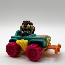 Warner Brothers Spinning Taz Tasmanian Devil in a Flaming Teal Car 1992