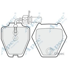 Brake Pads Set For Audi Allroad 4BH 2.5 TDI Quattro Front Apec Red 4B0698151D