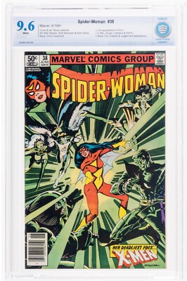 Spider-Woman #38 CBCS 9.6 NEWSSTAND Marvel, 1981 Chris Claremont story X-Men cgc