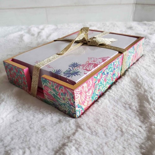 Lilly Pulitzer Tiki Pink Note Tray - Picture 4 of 5