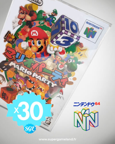 30 Boitiers de protection Crystal box pour boîte de jeu Nintendo 64 N64 japon... - Photo 1/1