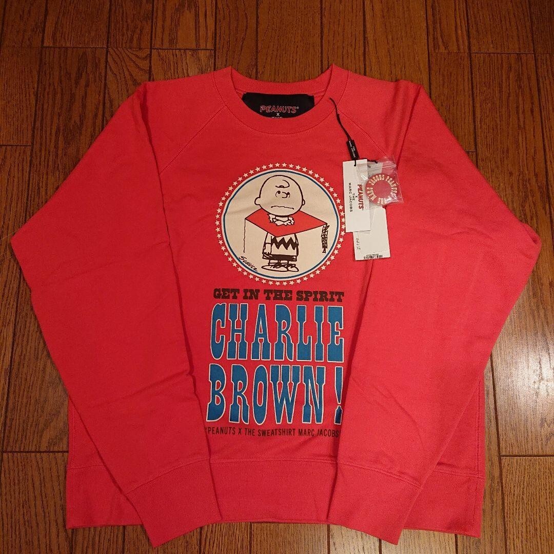 PEANUTS x MARC JACOBS トレーナー MARC JACOBS x PEANUTS Size XS Orange Black Graphic Cotton