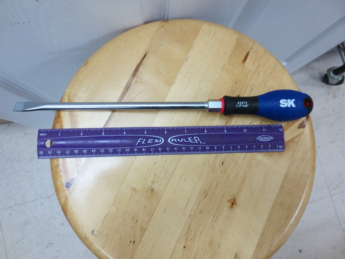 SK Tools Large Size Screwdriver-Professional Grade! (1/2 x 10