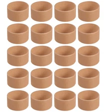20PCS Paper Core Paper Tube DIY Craft Rolls Diy Paper Tube Brown Cardboard Tubes