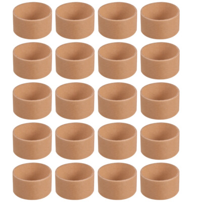 20PCS Paper Core Paper Tube DIY Craft Rolls DIY Paper Tube Brown Cardboard Tubes