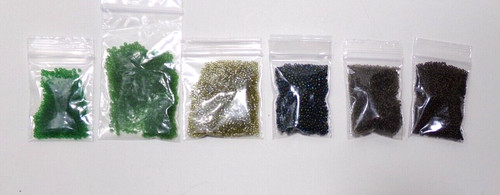SIZE 12/0 - 14/0 CRAFT SEED BEADS 60 g 2.1 OZ LOT BH33 bon88craft bz8cr