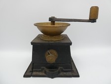 ANTIQUE TC CLARK & CO  KITCHEN CAST IRON COFFEE GRINDER MINCER - TABLE BENCH TOP
