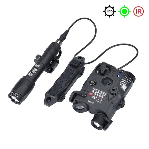 Tactical PEQ-15 Laser Sight IR Light Hunting M600 Flashlight Switch mlok Keymod - 第 16/19 張圖片