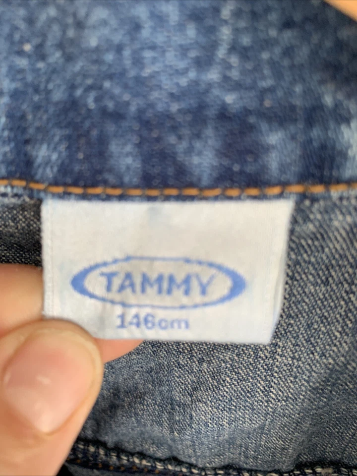 Girls Blue Denim Jacket Size 11 Years 146 Cm TAMMY - Image 2 of 4