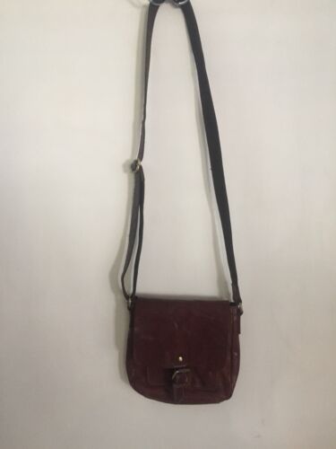 Rowallan Leather Brown Soft Leather Adjustable Crossbody Strap