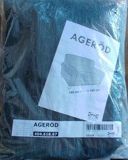 COPRIDIVANO ELASTICIZZATO 2 POSTI AGEROD IKEA GRIGIO SCUR DA 140 A 190 cm. NUOVO