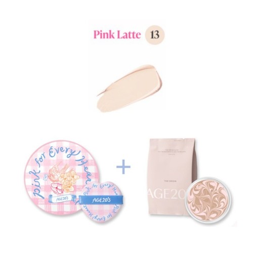 AGE20's The Origin Essence Pact Pink for Every Heart Edition Set SPF50 PA+++ - Picture 9 of 11
