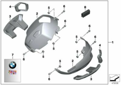 Original BMW 11127717584 Buffer Lower Right for R1200GS R900RT