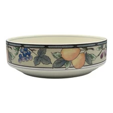Mikasa Intaglio CAC29 Garden Harvest Vegetable Serving Bowl 8.25” x 2.25"