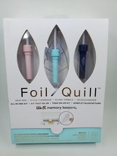 New We R Memory Keepers Foil Quill Heat Pen All-In-One Craft Kit Cricut Sizzix