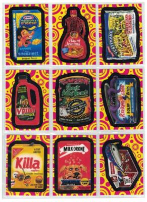 2015 TOPPS WACKY PACKAGES SERIES 1 COMPLETE SET 110 MOD RAD BORDER