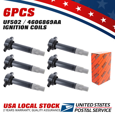 6x High Quality Ignition Coils For Mercedes-Benz SLS AMG 6.3L V8 UF502 4606869AA
