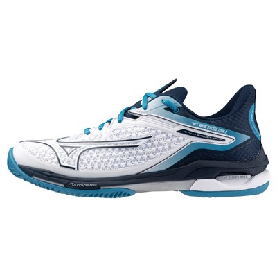 Mizuno Tennis Shoes WAVE EXCEED TOUR 6 OC 61GB2472 14 White×Navy×Turquoise S10