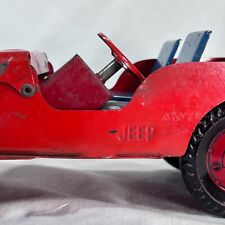 Marx Jeep Red Vintage Manufacture Diecast Cars, Trucks Marx Jeep Red Vintage Manufacture Diecast Cars, Trucks