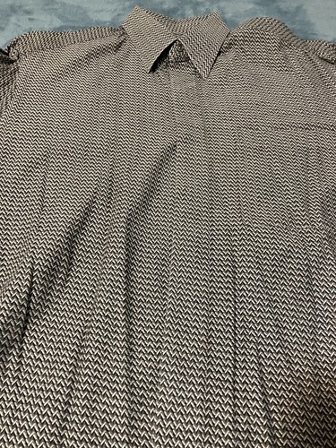 Vintage Ike Behar Unusual Geometric Design Shirt - Picture 2 of 6