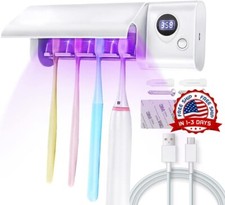 Soporte para cepillo de dientes el ctrico con ranura para 4 cepillos de dientes