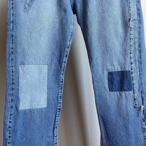 Levi's 502 Patchwork Denim Size 34x32 - Picture 9 of 12