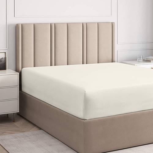 Sábanas ajustadas extra profundas de 25 cm sábanas y fundas de almohada individuales dobles talla King - Imagen 31 de 34