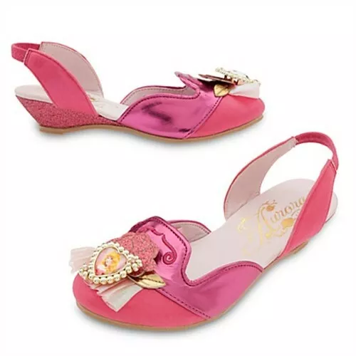 Tienda Disney Aurora Zapatos Bella Durmiente Disfraz Vestirse Halloween Retirado Nuevo - Imagen 2 de 9