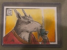 2019 Topps The Art of TMNT 1/1 Sketch MARSHA PARKINS 