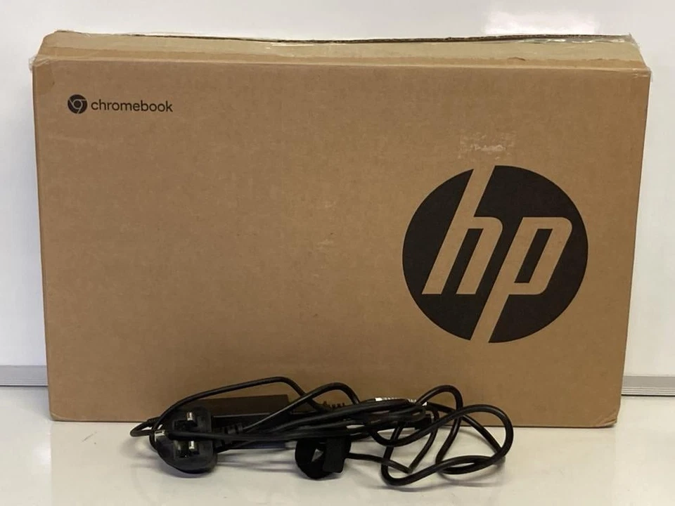 HP CHROMEBOOK 12A-NF0002SA 128GB LAPTOP (ORIGINAL RRP - £199) IN SILVER. (POWER - Image 3 of 4