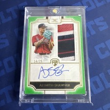 2024 Topps Definitive Collection AJ Smith-Sawver RC Patch Auto /25 Braves